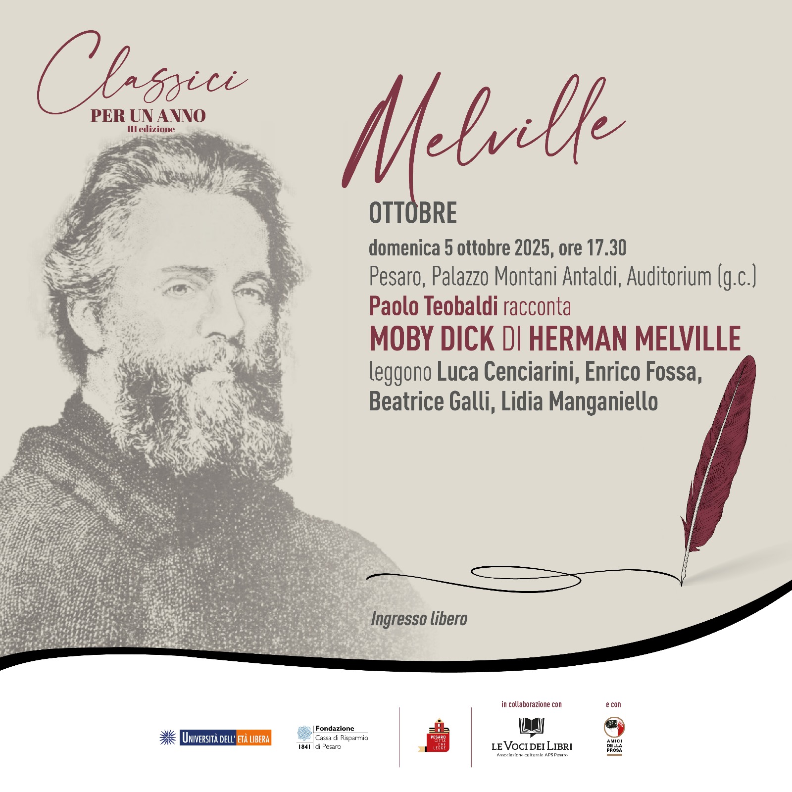 Paolo Teobaldi racconta MOBY DICK di Herman Melville Paolo Teobaldi racconta MOBY DICK di Herman Melville