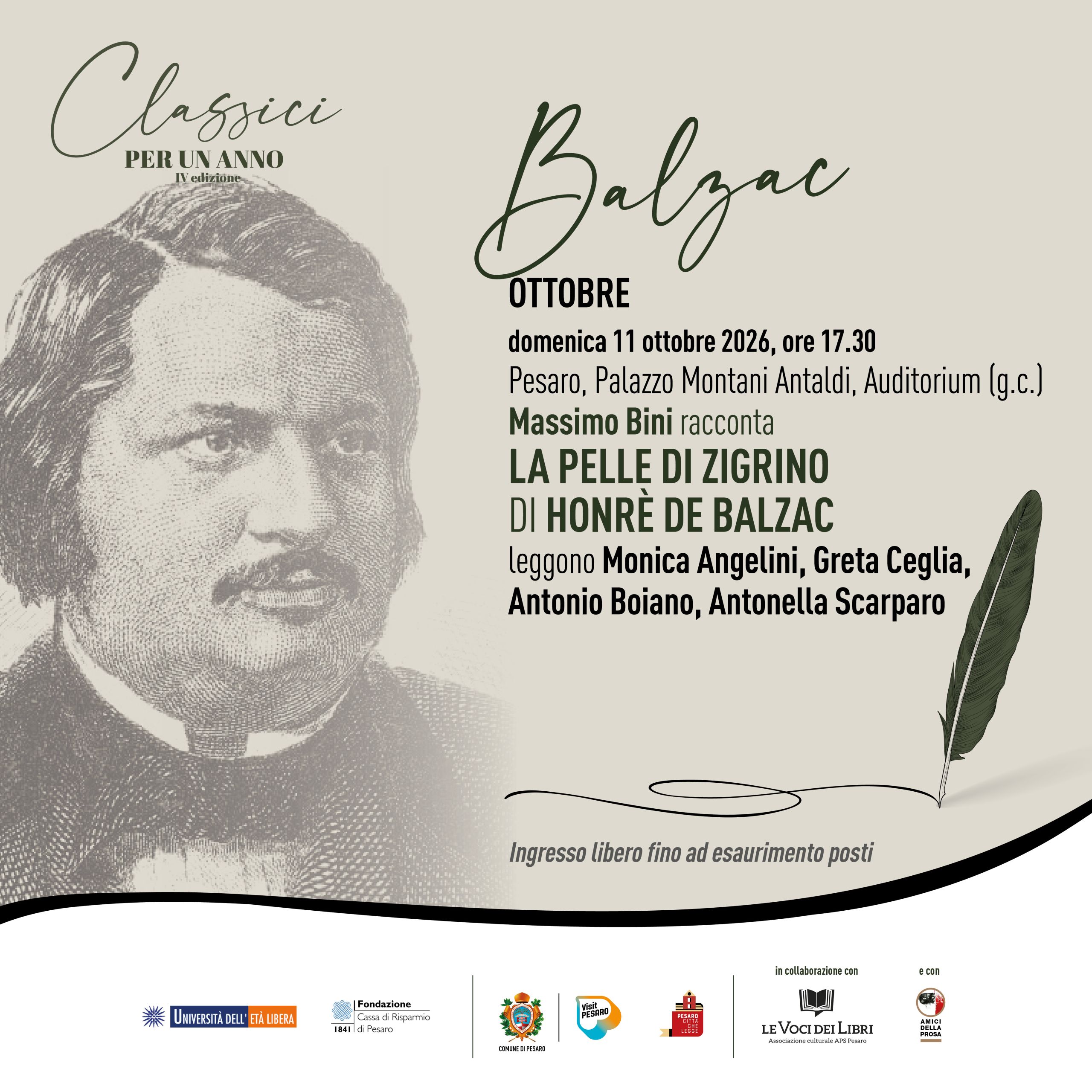 Massimo Bini racconta Honoré De Balzac
